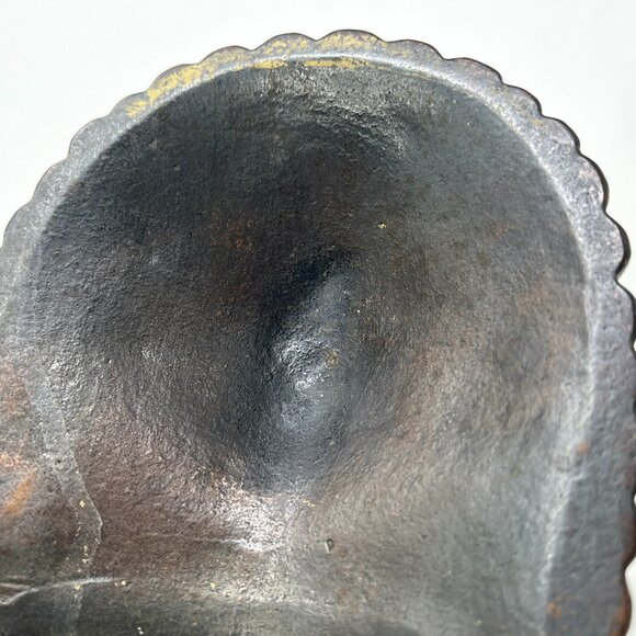 Vintage Cast Iron Native American Indian Chief Bookend Doorstop - Picture 5 of 12